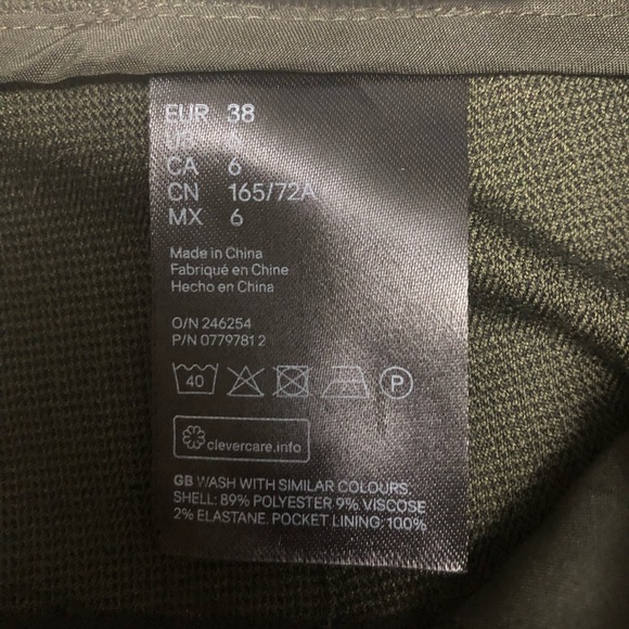 NEW H&M Dark Brown Slacks - Picture 6 of 12